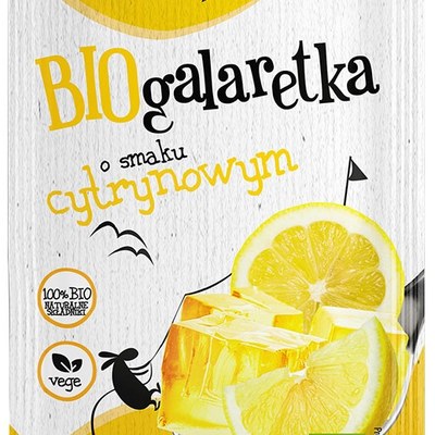 Naura GALARETKA O SMAKU CYTRYNOWYM BIO 38G