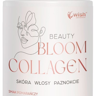 Wish KOLAGEN BEAUTY smak pomarańczowy SKÓRA WŁOSY PAZNOKCIE