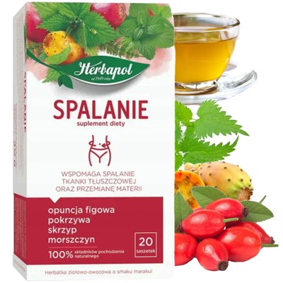 Herbapol SPALANIE herbatka FUNKCJONALNA opunkcja pokrzywa