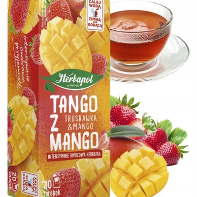 Herbapol TANGO Z MANGO herbatka owocowa MANGO TRUSKAWKA