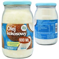 ACS OLEJ KOKOSOWY RAFINOWANY bezzapachowy 900ML duży słoik