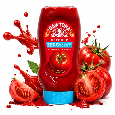 Dawtona KETCHUP BEZ DODATKU CUKRU 432g