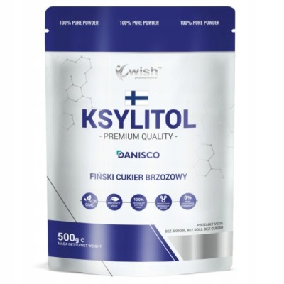 Wish KSYLITOL PREMIUM QUALITY Danisco zdrowy fiński CUKIER