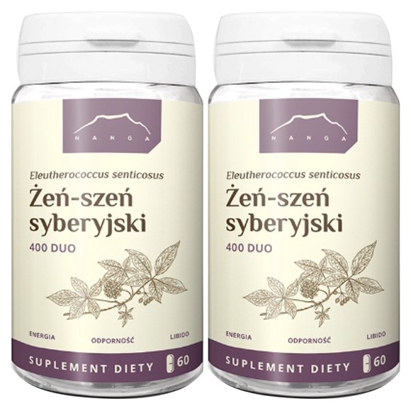 NANGA ŻEŃ-SZEŃ SYBERYJSKI 400mg 60 kapsułek x 2 opakowania