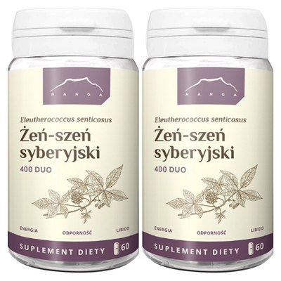 NANGA ŻEŃ-SZEŃ SYBERYJSKI 400mg 60 kapsułek x 2 opakowania