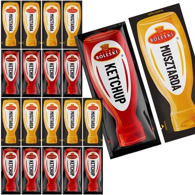 Kopia - Roleski KETCZUP saszetka 15ml x 10 + MUSZTARDA