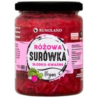 Runoland SURÓWKA RÓŻOWA vegan słodko kwaśna 480g