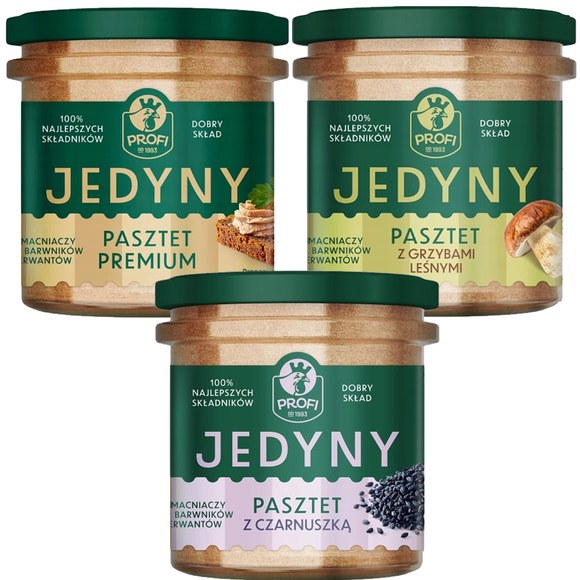 Profi PASZTET PREMIUM JEDYNY +Z GRZYBAMI LEŚNYMI +Z