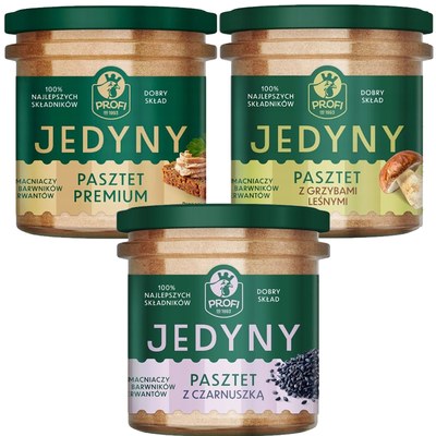 Profi PASZTET PREMIUM JEDYNY +Z GRZYBAMI LEŚNYMI +Z