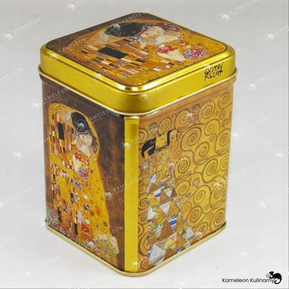 PUSZKA METALOWA naHERBATĘ premium GUSTAW KLIMT 25G PUSZKA METALOWA naHERBATĘ premium GUSTAW KLIMT 25G