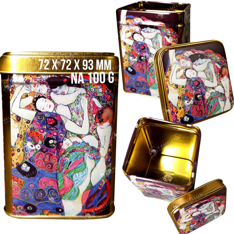 PUSZKA METALOWA nHERBATĘ premium GUSTAW KLIMT 100G