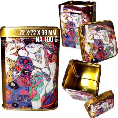 PUSZKA METALOWA nHERBATĘ premium GUSTAW KLIMT 100G