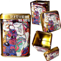 PUSZKA METALOWA nHERBATĘ premium GUSTAW KLIMT 100G