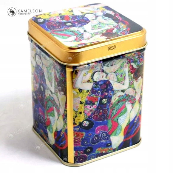PUSZKA METALOWA nHERBATĘ premium GUSTAW KLIMT 100G PUSZKA METALOWA nHERBATĘ premium GUSTAW KLIMT 100G
