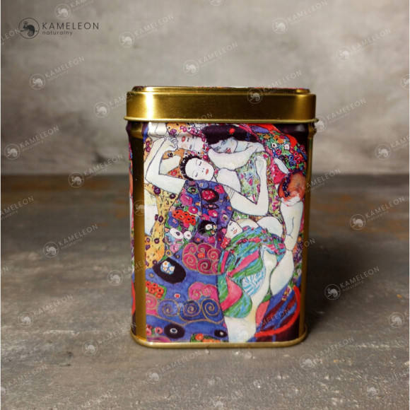 PUSZKA METALOWA nHERBATĘ premium GUSTAW KLIMT 100G PUSZKA METALOWA nHERBATĘ premium GUSTAW KLIMT 100G