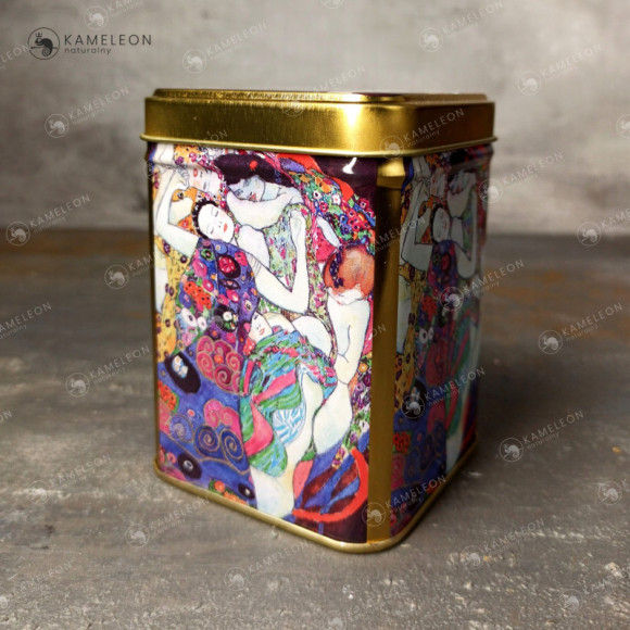 PUSZKA METALOWA nHERBATĘ premium GUSTAW KLIMT 100G PUSZKA METALOWA nHERBATĘ premium GUSTAW KLIMT 100G