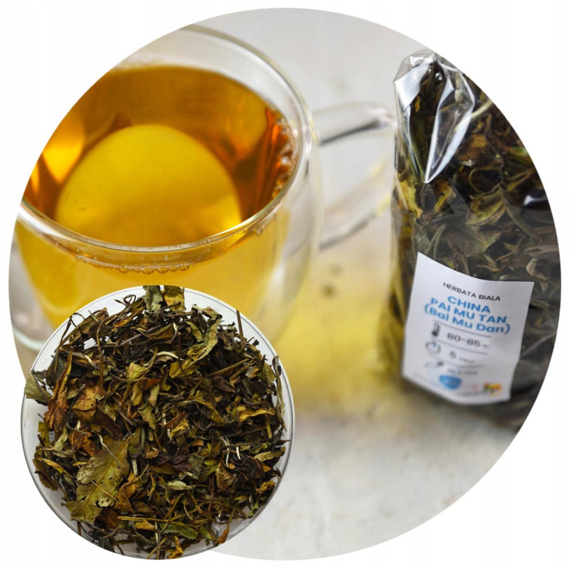 HERBATA BIAŁA Pai Mu Tan (Bai MuDan) naturalna 25g