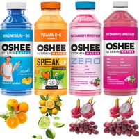 OSHEE VITAMIN WATER 555ML napój izotonik MIX ZESTAW 4 super