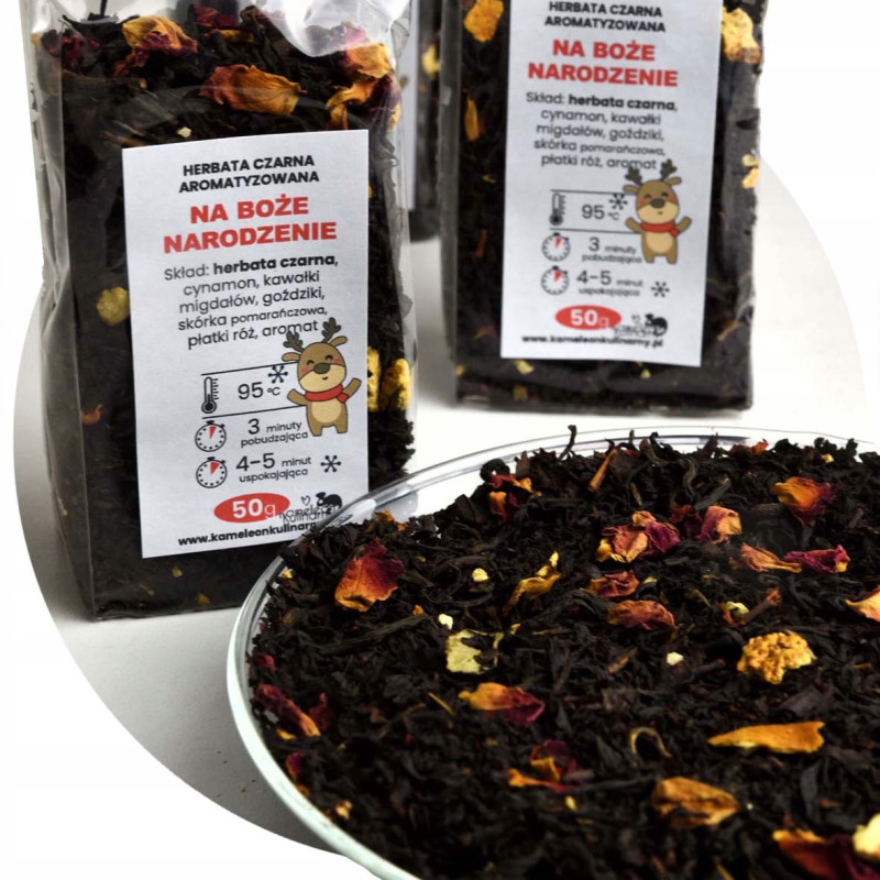 HERBATA CZARNA aromatyczna NA BOŻE NARODZENIE 50g