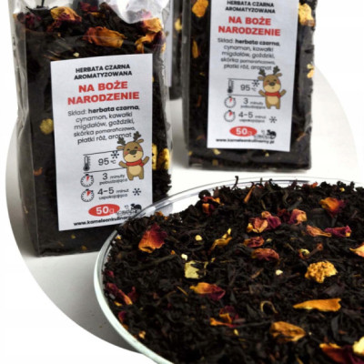HERBATA CZARNA aromatyczna NA BOŻE NARODZENIE 50g