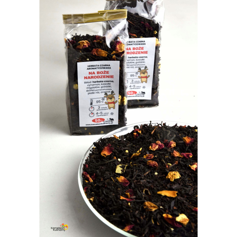 HERBATA CZARNA aromatyczna NA BOŻE NARODZENIE 50g