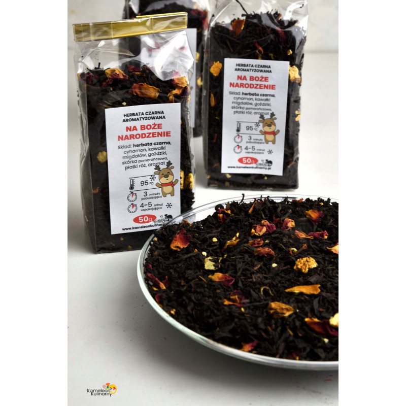 HERBATA CZARNA aromatyczna NA BOŻE NARODZENIE 50g