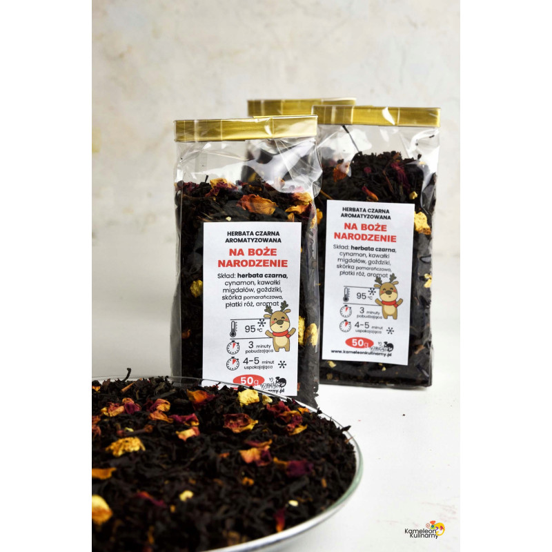 HERBATA CZARNA aromatyczna NA BOŻE NARODZENIE 50g