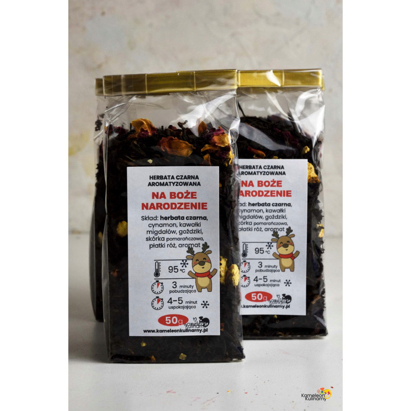 HERBATA CZARNA aromatyczna NA BOŻE NARODZENIE 50g