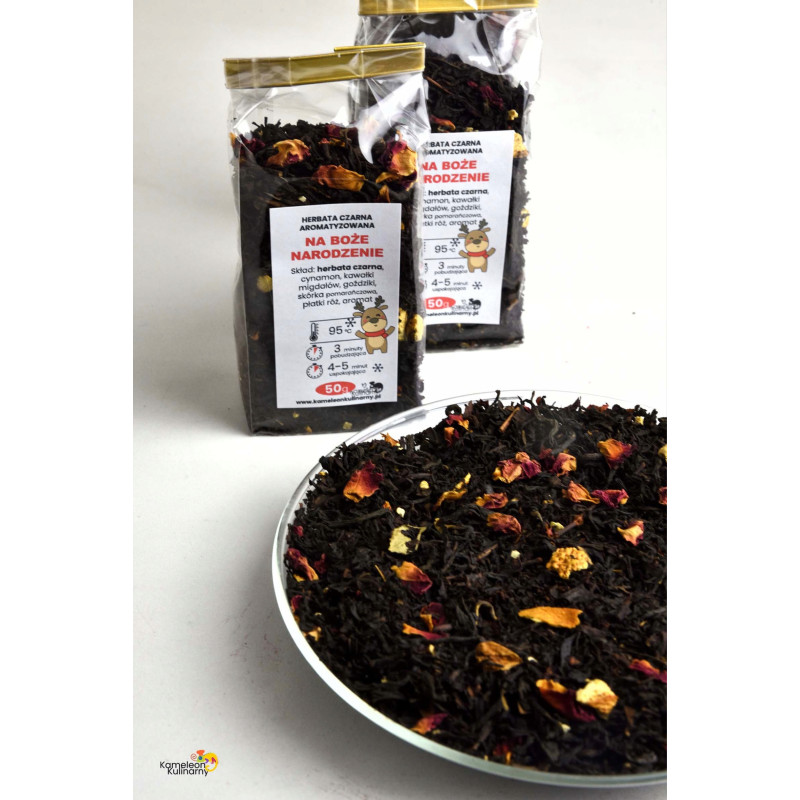 HERBATA CZARNA aromatyczna NA BOŻE NARODZENIE 50g
