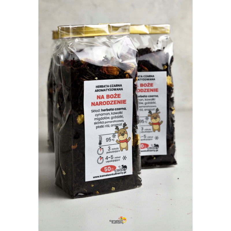 HERBATA CZARNA aromatyczna NA BOŻE NARODZENIE 50g
