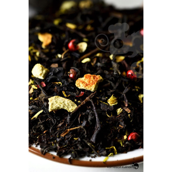 HERBATA CZARNA aromatyzowana IMBIR I POMARAŃCZA 50g HERBATA CZARNA aromatyzowana IMBIR I POMARAŃCZA 50g