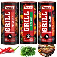 PRYMAT PRZYPRAWA GRILL MIX3 SMAKÓW mieszanka przypraw TUBA