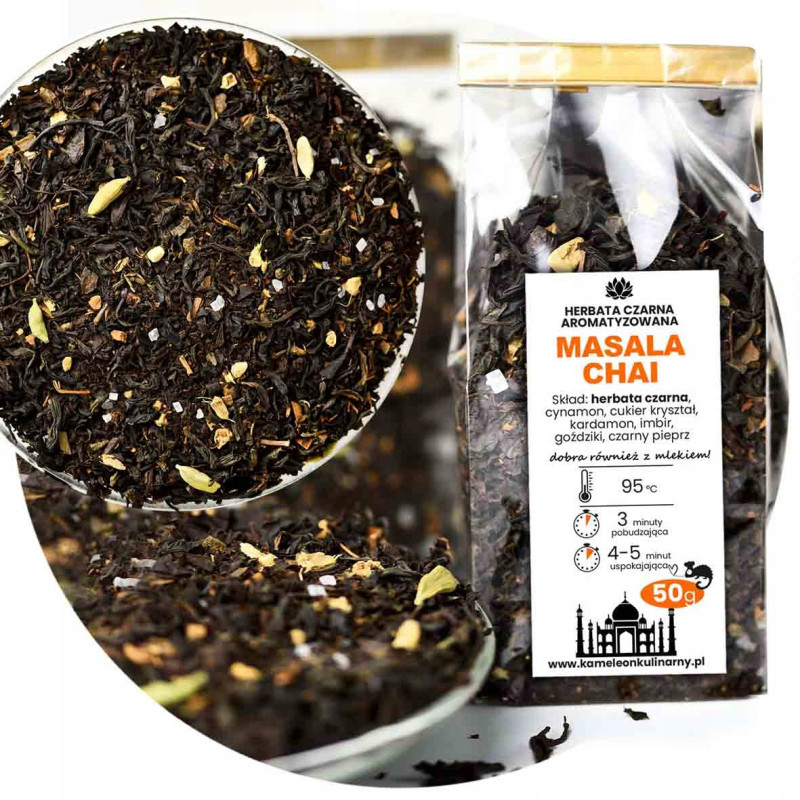 HERBATA CZARNA aromatyzowana MASALA CHAI 50g