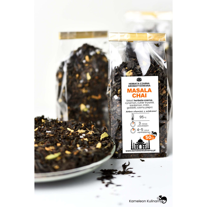 HERBATA CZARNA aromatyzowana MASALA CHAI 50g