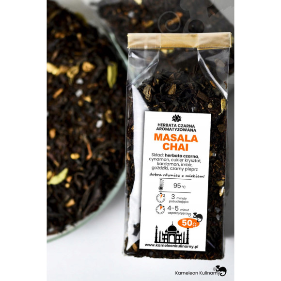 HERBATA CZARNA aromatyzowana MASALA CHAI 50g HERBATA CZARNA aromatyzowana MASALA CHAI 50g