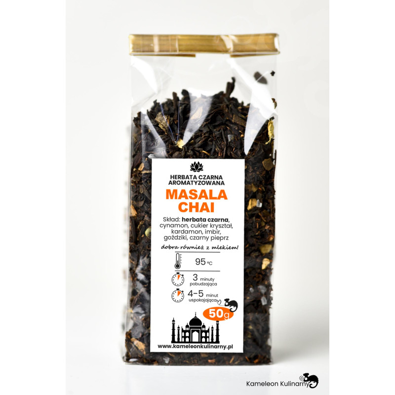 HERBATA CZARNA aromatyzowana MASALA CHAI 50g
