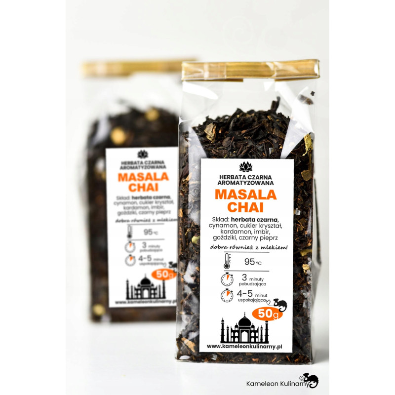 HERBATA CZARNA aromatyzowana MASALA CHAI 50g