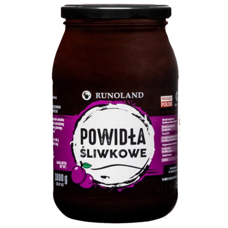 Runoland POWIDŁA ŚLIWKOWE XL przetwór śliwki 900ml 1000g