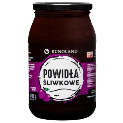 Runoland POWIDŁA ŚLIWKOWE XL przetwór śliwki 900ml 1000g