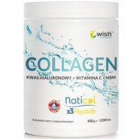 Wish KOLAGEN NATICOL 3 PEPTYDY 10000mg wsparcie SKÓRA WŁOSY