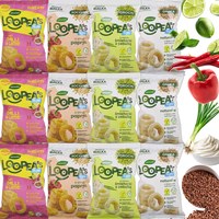 Loopea's CHRUPKI Z SOCZEWICY GROCHU MIX 4 SMAKÓW x3 =12