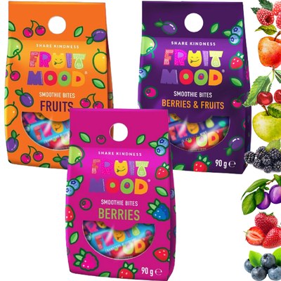 FRUIT MOOD - SMOOTHIE BITES - FRUITS & BERRIES MIX 3 SMAKÓW