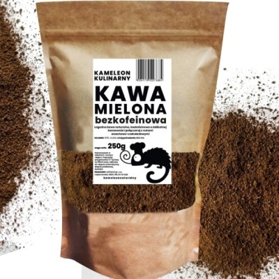 Kameleon Kulinarny KAWA BEZKOFEINOWA świeżo mielona 100%