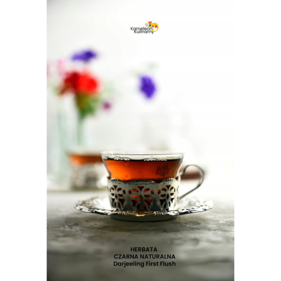 HERBATA CZARNA DARJEELING FIRST FLUSH liściasta50g HERBATA CZARNA DARJEELING FIRST FLUSH liściasta50g