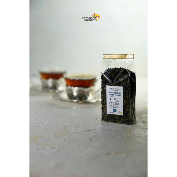 HERBATA CZARNA DARJEELING FIRST FLUSH liściasta50g HERBATA CZARNA DARJEELING FIRST FLUSH liściasta50g