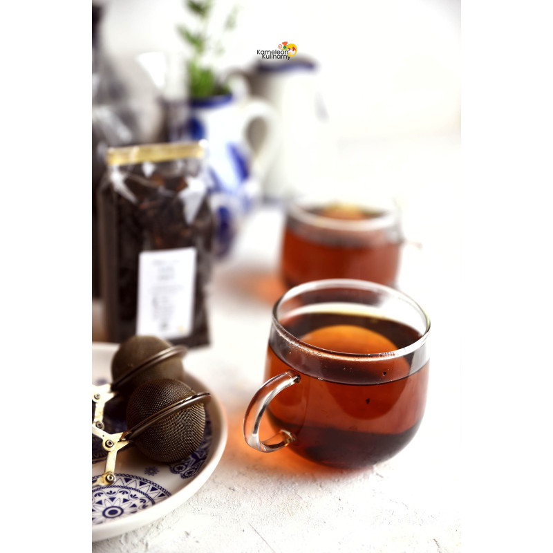 HERBATA CZARNA LIŚCIASTA aromatyzowana EARL GREY zbergamotką bergamotka 50g