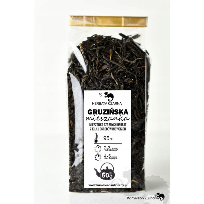 HERBATA CZARNA naturalna GRUZIŃSKA MIESZANKA 50g