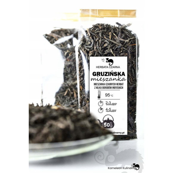 HERBATA CZARNA naturalna GRUZIŃSKA MIESZANKA 50g