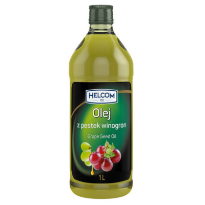 OLEJ Z PESTEK WINOGRON rafinowany 1L Helcom