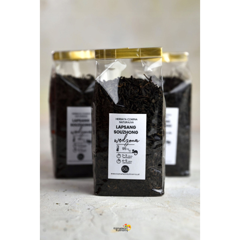 HERBATA CZARNA wędzona LAPSANG SOUZHONG mocna 50g